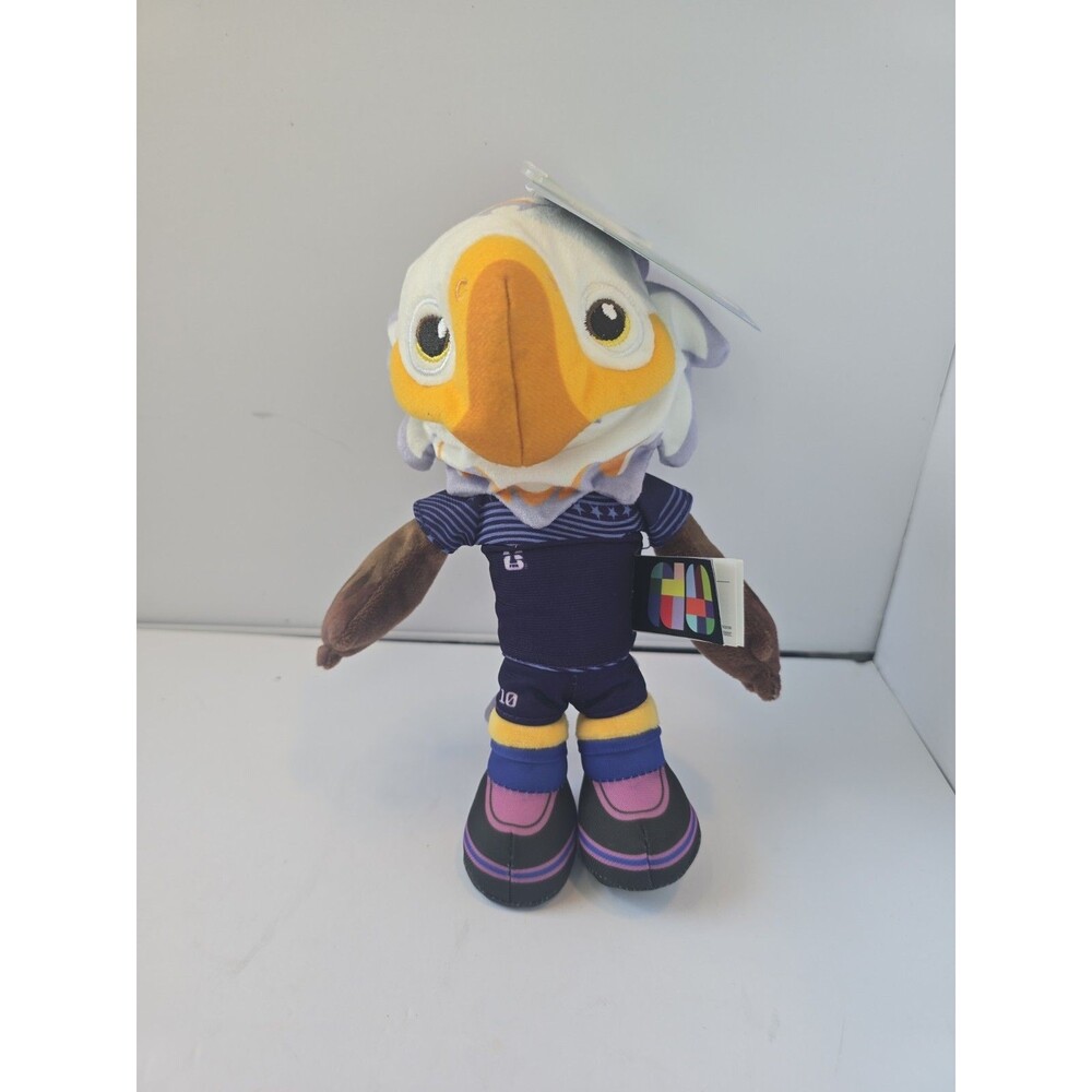 2026 FIFA World Cup Mascot Plush Clutch The Eagle, Jazwares, 8" New With Tags